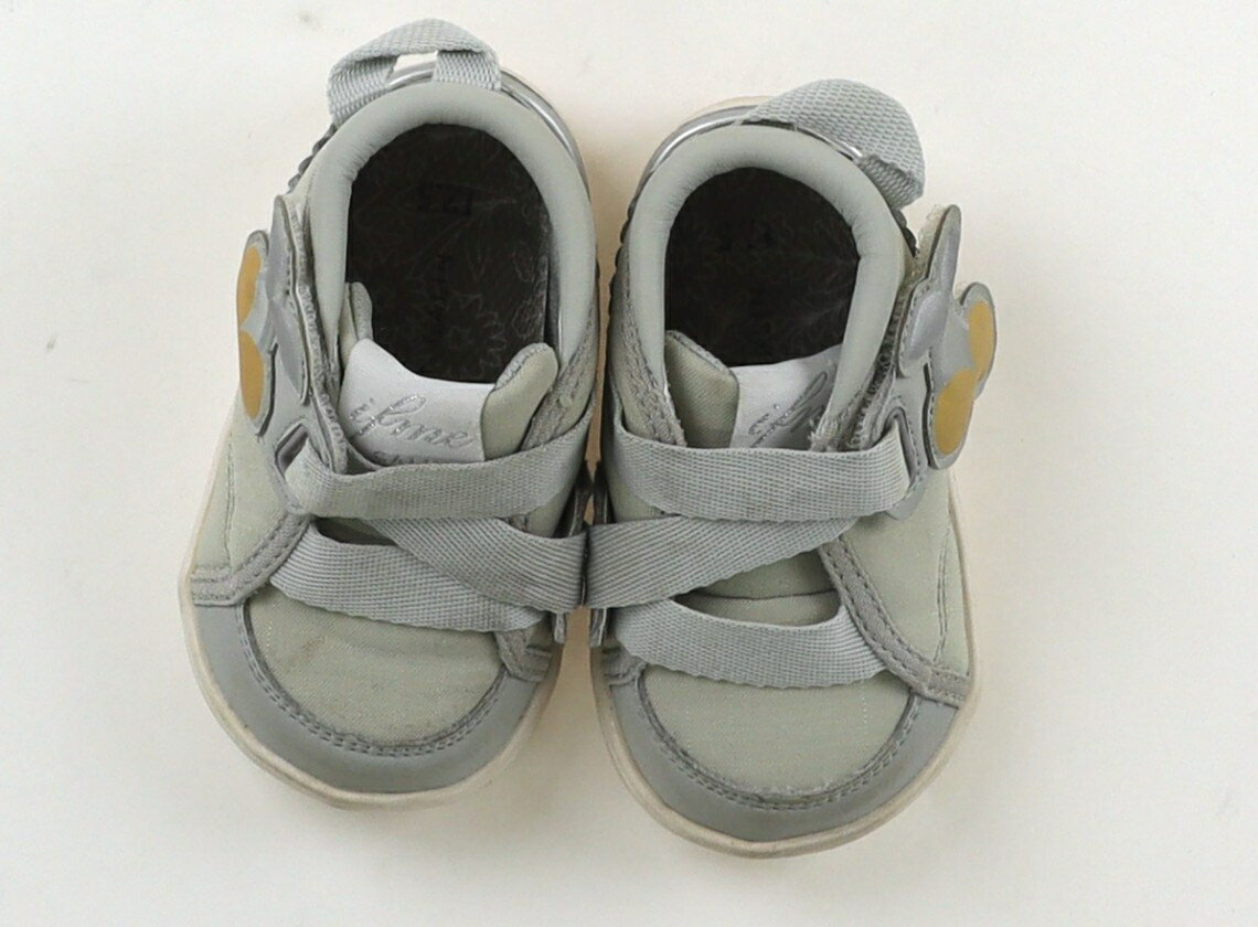 イフミー IFME スニーカー 靴12cm～ 女の子 グレー サクランボ柄 子供服 ベビー服 キッズ アウトレット ユーズド 【中古】キッズ・ベビー・マタニティ