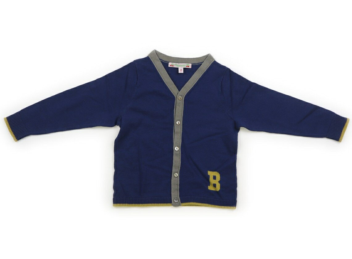 Rakuten - ボンポワン bonpoint カーディガン 80 女の子 ブルー・グレー 子供服 ベビー服 キッズ アウトレット ユーズド 【中古】キッズ・ベビー・マタニティ