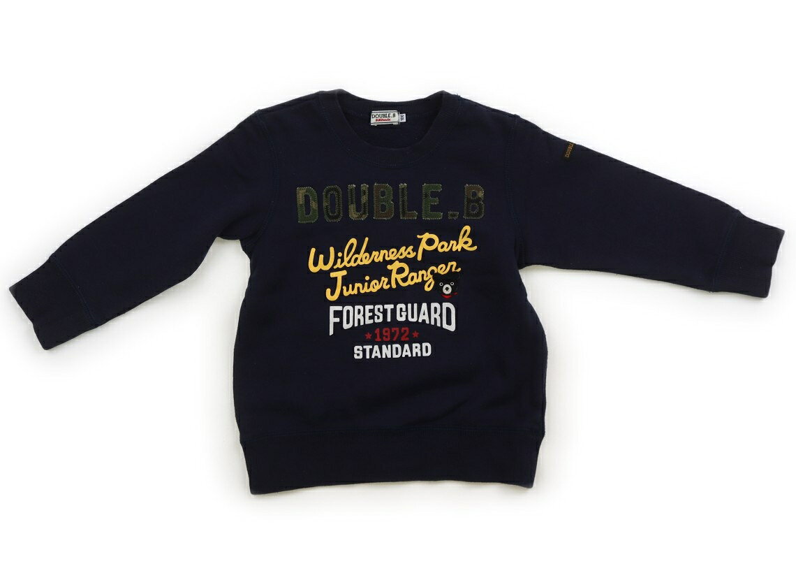 　ブランド 　Double B(ダブルB) 　カテゴリー 　トレーナー・プルオーバー 　サイズ 　100サイズ 　色 　ネイビー 　状態 　★★★ 　記名 　なし 　ジャンル 　Boy 裏起毛スウェット。全体的に使用感がありますが、特に目立つ汚れはなくまだお使い頂けそうです。 ＊【状態】【サイズ】に関しての詳しい説明はこちら