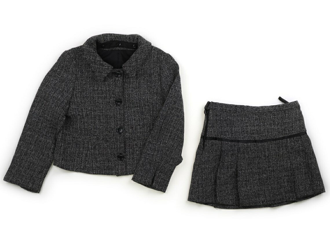 コムサイズム COMME CA ISM フォーマルウェア 120 女の子 ブラック・ツイード 子供服 ベビー服 キッズ ..