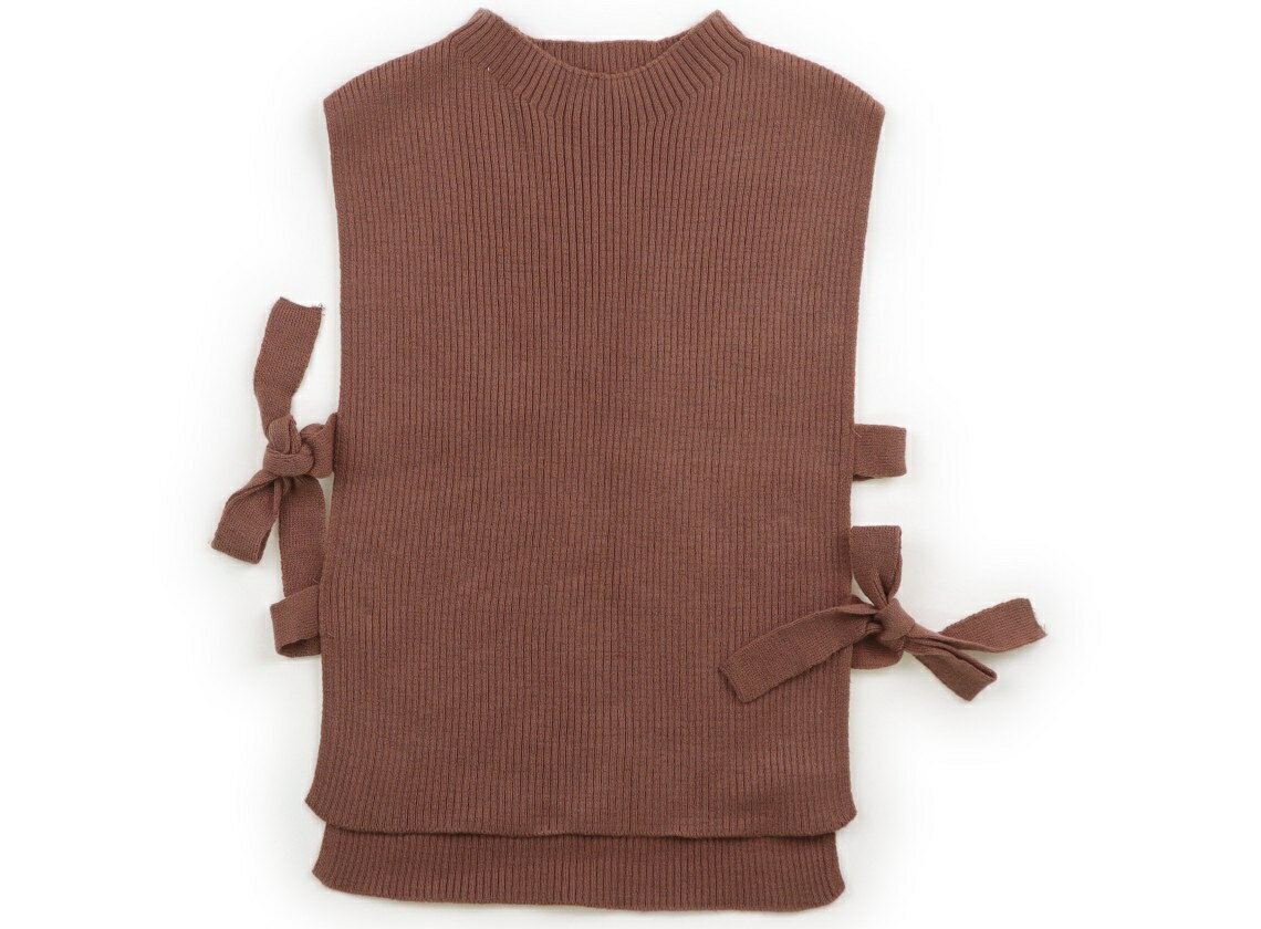 プティマイン petit main ベスト 120 女の子 アプリコットブラウン 子供服 ベビー服 キッズ アウトレッ..