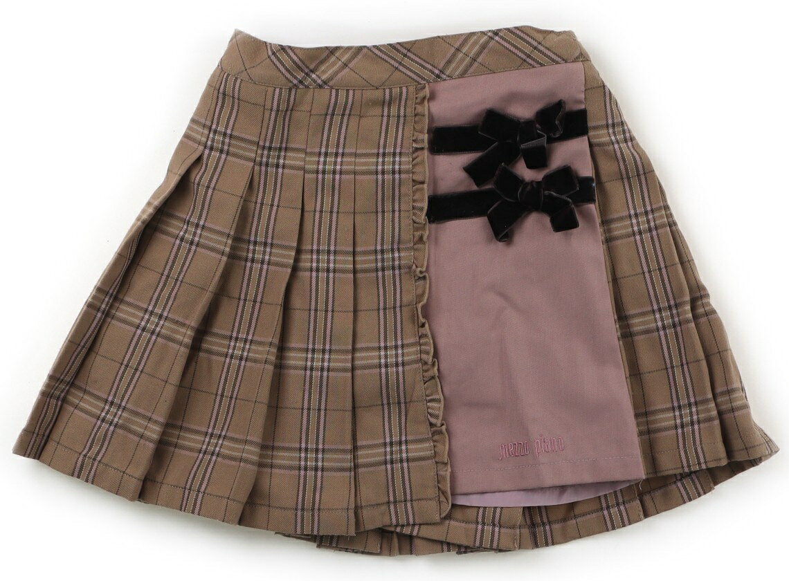 　ブランド 　mezzo piano(メゾピアノ) 　カテゴリー 　キュロット 　サイズ 　120サイズ 　色 　ベージュ・チェック・モーヴピンク 　状態 　★★★ 　記名 　なし 　ジャンル 　Girl 厚手のポリエステル・レーヨン・裏地...