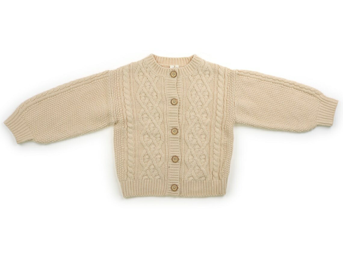 ラーゴム Lagom カーディガン 110 女の子 ライトベージュ 子供服 ベビー服 キッズ アウトレット ユーズ..