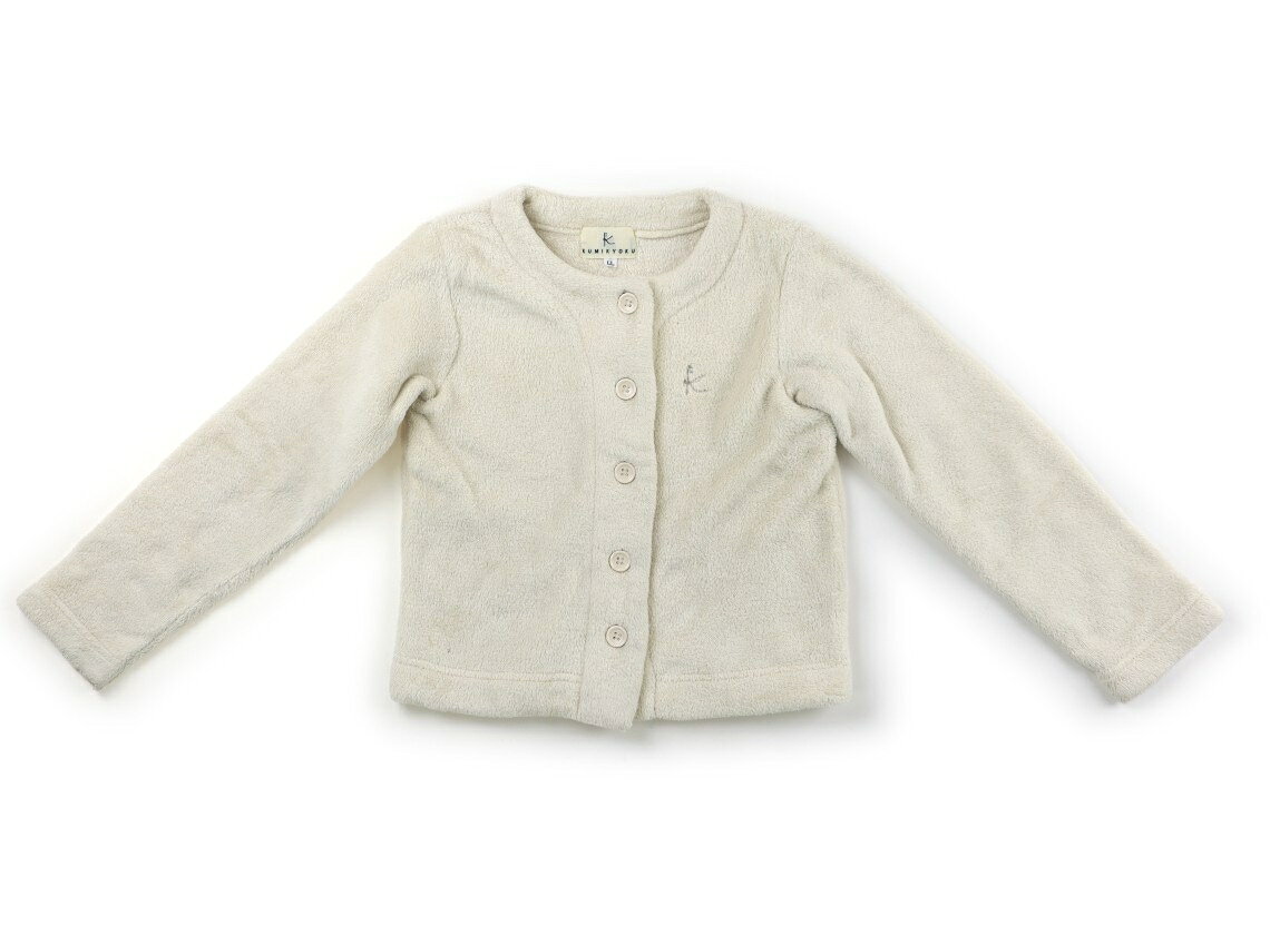 組曲 Kumikyoku カーディガン 130 女の子 オフホワイト 子供服 ベビー服 キッズ アウトレット ユーズド 【中古】キッズ・ベビー・マタニティ