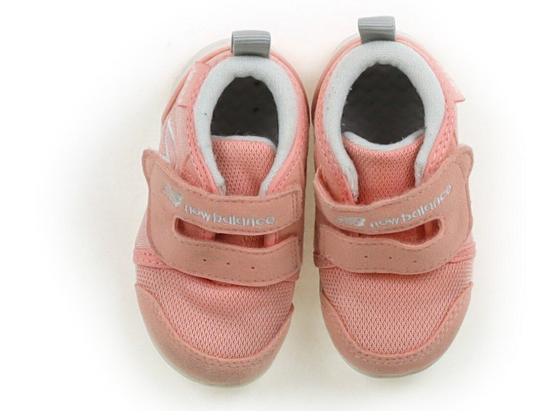 NEW BALANCE - ニューバランス New Balance スニーカー 靴12cm〜 女の子 サーモンピンク 子供服 ベビー服 キッズ アウトレット ユーズド 【中古】キッズ・ベビー・マタニティ