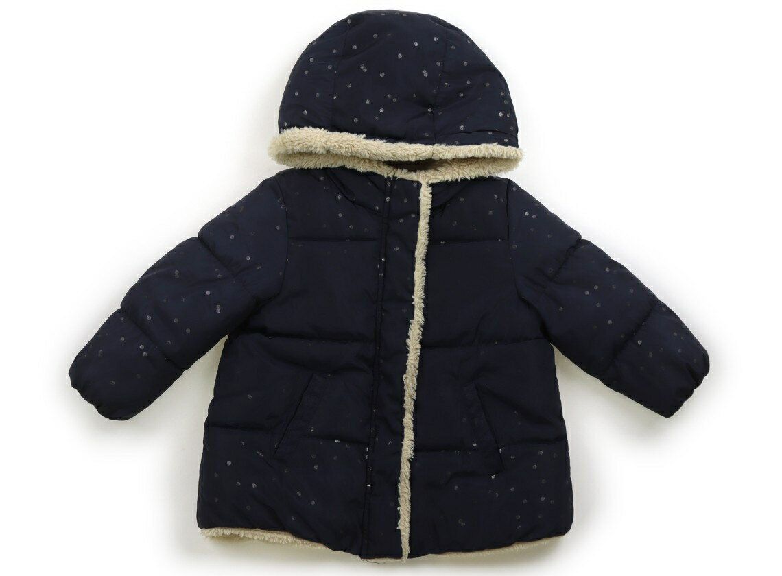 ザラ ZARA コート・ジャンパー 90 女の子 ネイビー・ゴールドドット 子供服 ベビー服 キッズ アウトレット ユーズド 【中古】キッズ・ベビー・マタニティ