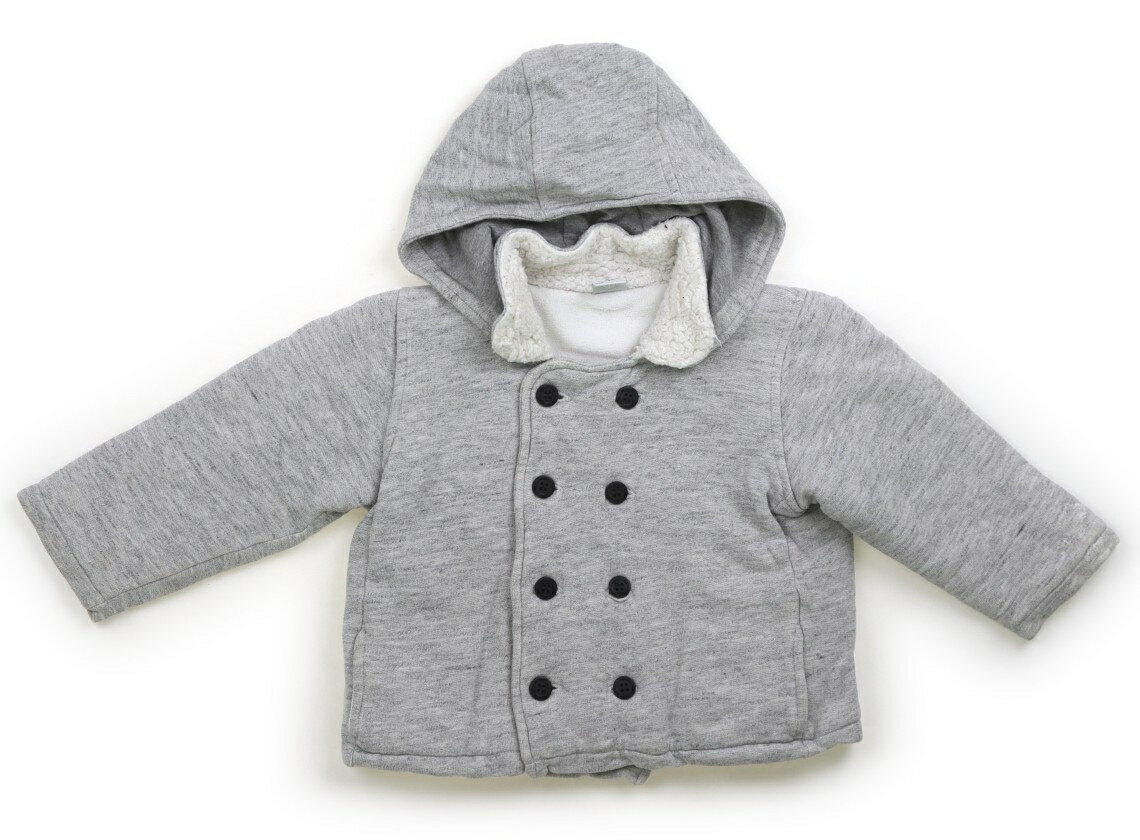 プチバトー PETIT BATEAU コート・ジャンパー 80 男の子 グレー 子供服 ベビー服 キッズ アウトレット ユーズド 【中古】キッズ・ベビー・マタニティ