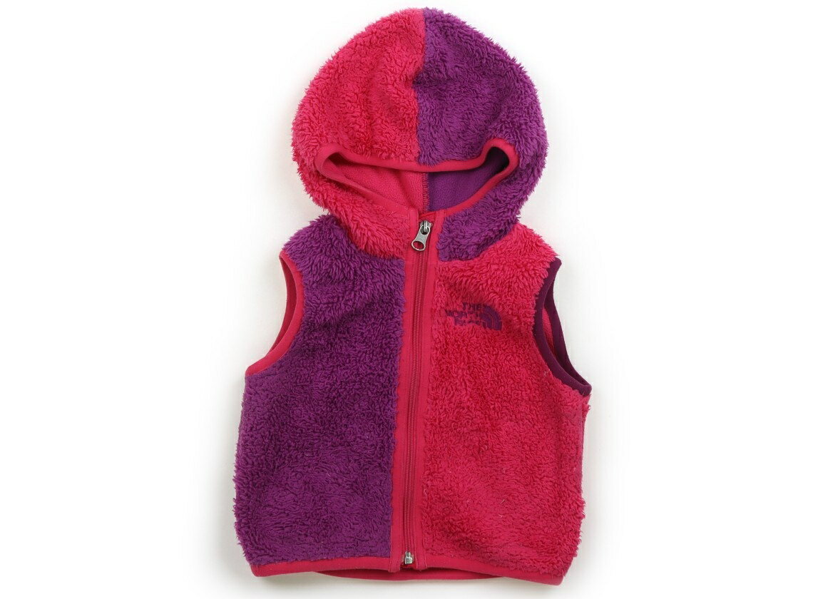 ノースフェイス The North Face ベビーベスト 80 女の子 パープル・ピンク 子供服 ベビー服 キッズ ア..