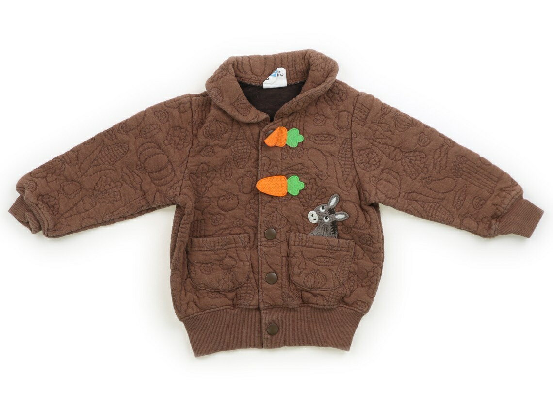ビッツ bit'z ブルゾン・Gジャン 90 男の子 ブラウン・ニンジン 子供服 ベビー服 キッズ アウトレット ユーズド 【中古】キッズ・ベビー・マタニティ