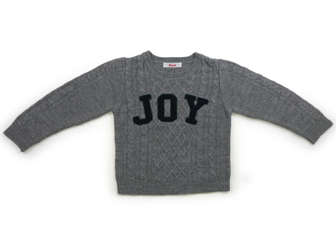 イングファースト INGNI First ニット・セーター 130 女の子 グレー 子供服 ベビー服 キッズ アウトレット ユーズド 【中古】キッズ・ベビー・マタニティ