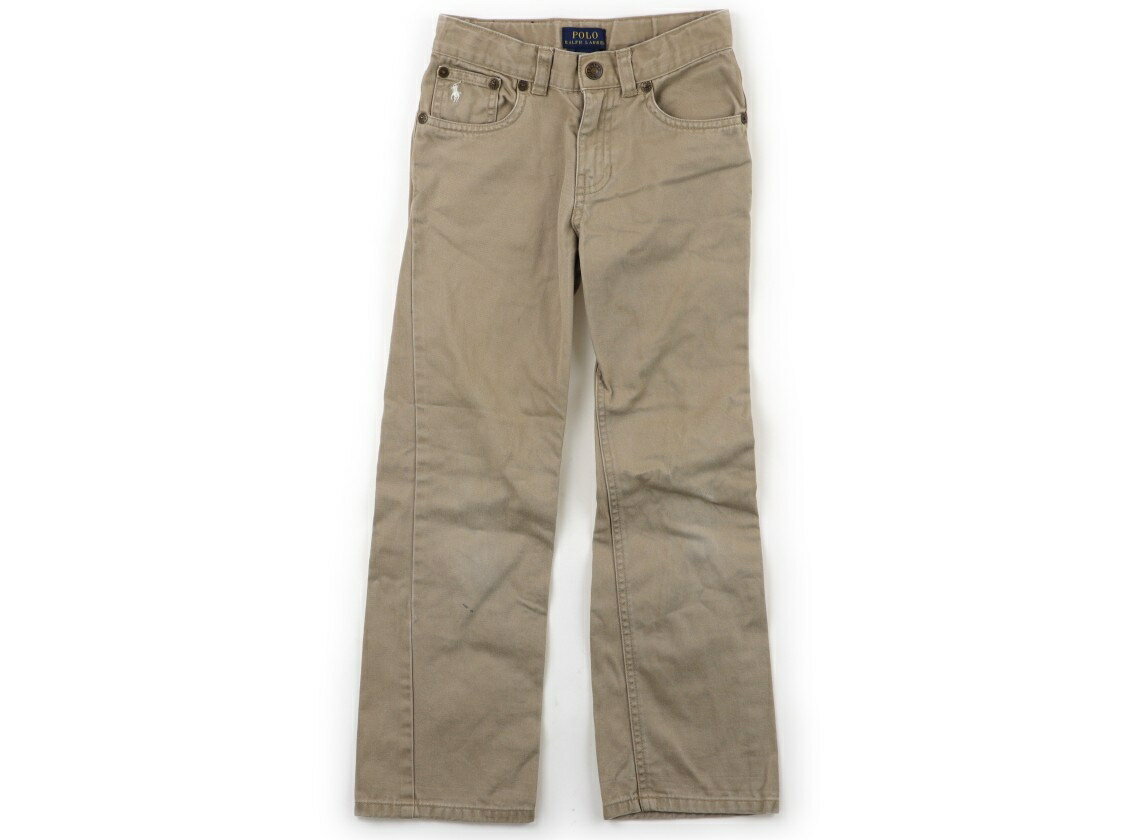 ポロラルフローレン POLO RALPH LAUREN チノパン 120 男の子 ベージュ 子供服 ベビー服 キッズ アウトレット ユーズド 【中古】キッズ・ベビー・マタニティ