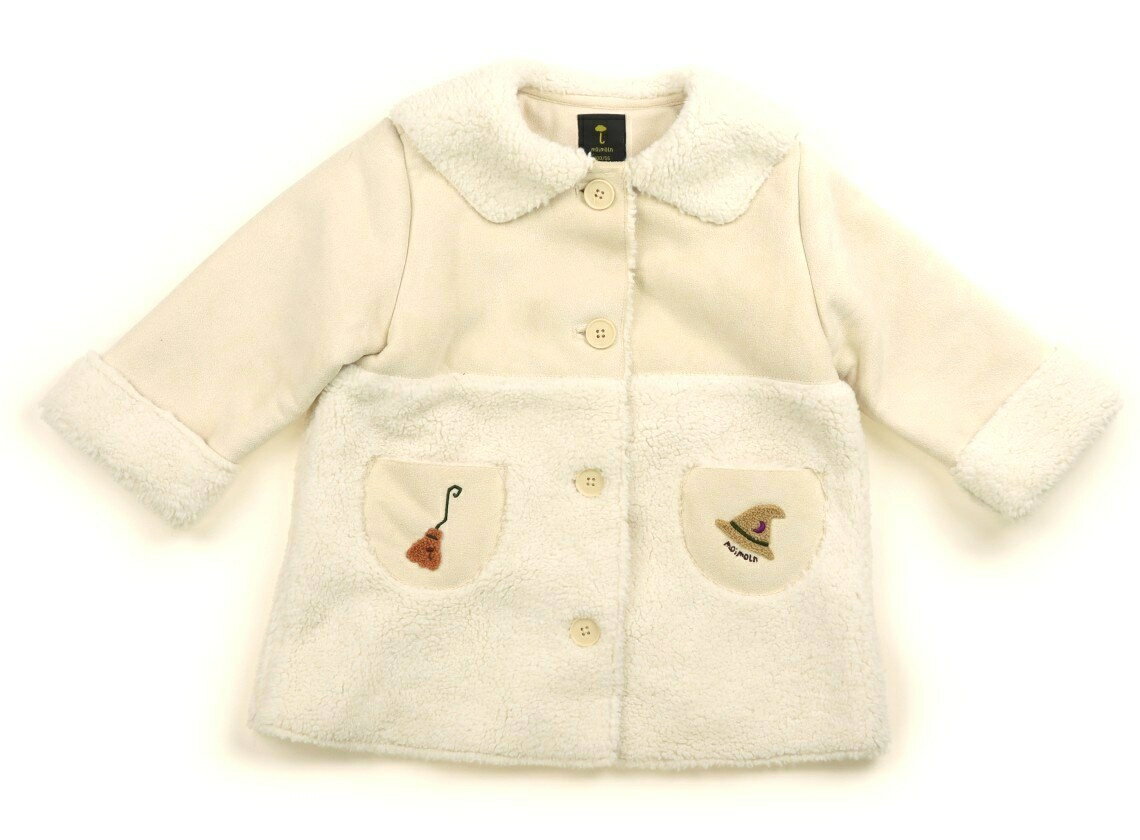 モイモルン moimoln コート・ジャンパー 100 女の子 アイボリー、ボア 子供服 ベビー服 キッズ アウトレット ユーズド 【中古】キッズ・ベビー・マタニティ