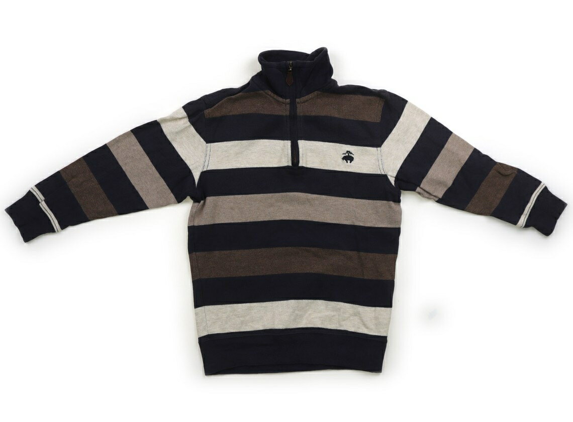 　ブランド 　Brooks Brothers(ブルックスブラザーズ) 　カテゴリー 　トレーナー・プルオーバー 　サイズ 　120サイズ 　色 　紺・ベージュ・ブラウン・ボーダー 　状態 　★★★ 　記名 　なし 　ジャンル 　Boy 全体的に色褪せや毛羽立ちがありますが、洗い替え用にいかがでしょうか。実際のサイズ表記はXSです。 ＊【状態】【サイズ】に関しての詳しい説明はこちら