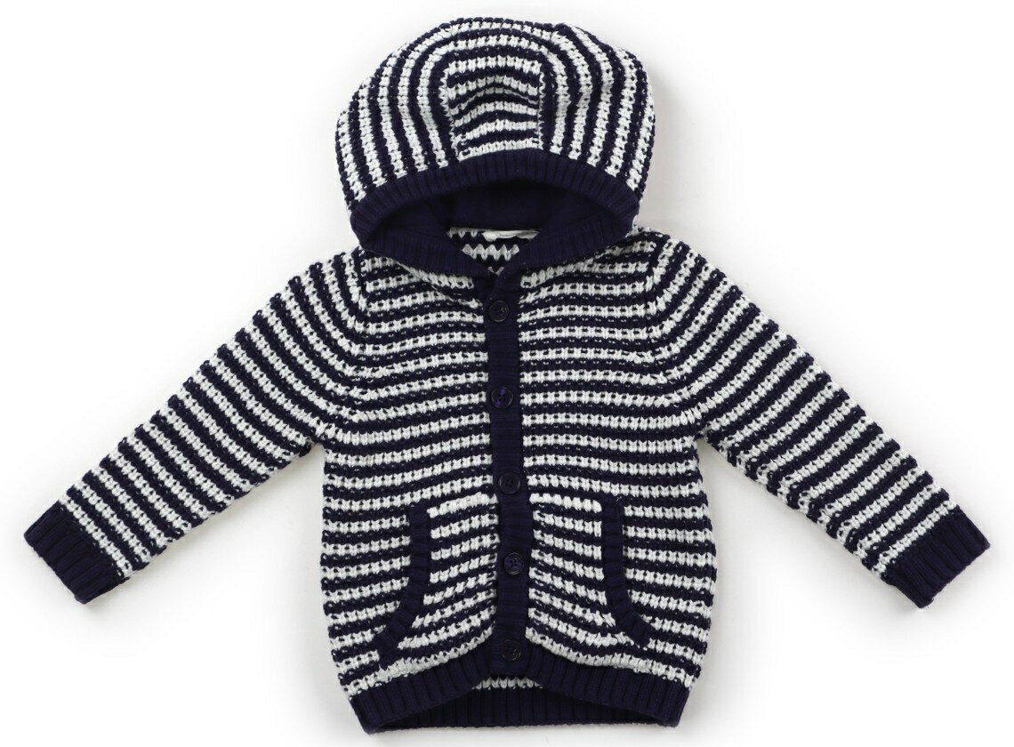 ジョン・ルイス・ベビー John Lewis baby パーカー 70 男の子 ネイビー・ホワイト 子供服 ベビー服 キッズ アウトレット ユーズド 【中古】キッズ・ベビー・マタニティ