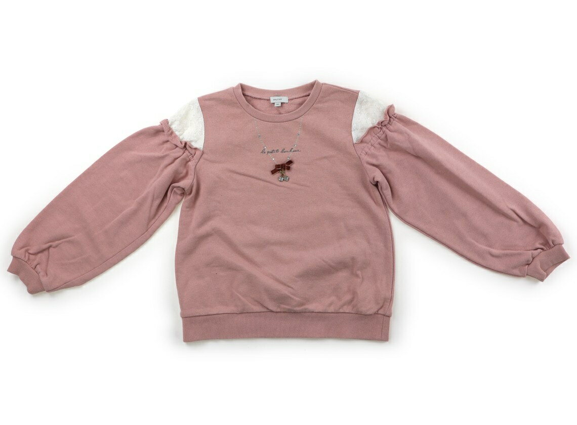 　ブランド 　anyFAM(エニィファム) 　カテゴリー 　トレーナー・プルオーバー 　サイズ 　140サイズ 　色 　くすみピンク・レース・リボン 　状態 　★★ 　記名 　なし 　ジャンル 　Girl 裏パイルスェット生地です。全体に若干毛羽立ちがあり、左袖口周辺に若干黒ずみ汚れがありますが、まだお使いいただけそうです。 ＊【状態】【サイズ】に関しての詳しい説明はこちら