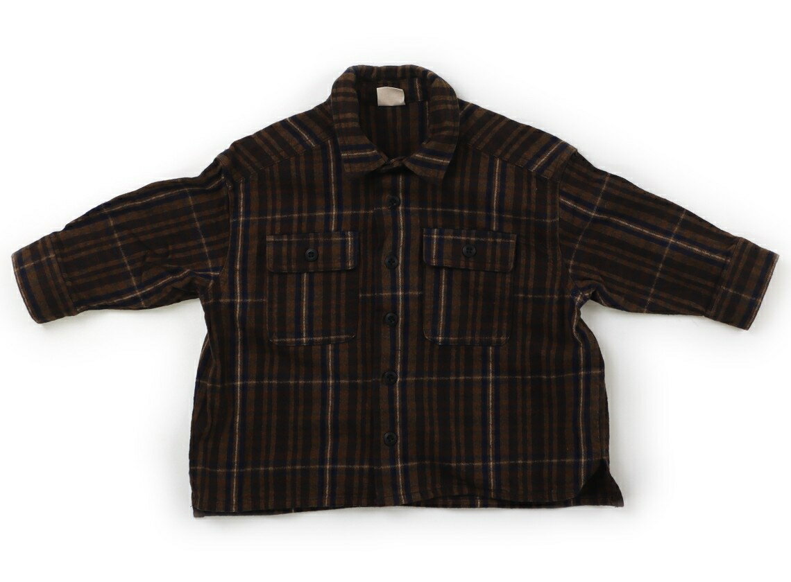 　ブランド 　petit main(プティマイン) 　カテゴリー 　シャツ・ブラウス 　サイズ 　90サイズ 　色 　ブラウンチェック・ネイビー 　状態 　★★★ 　記名 　なし 　ジャンル 　Boy ネル起毛チェック生地です。目立った汚れはありません。 ＊【状態】【サイズ】に関しての詳しい説明はこちら