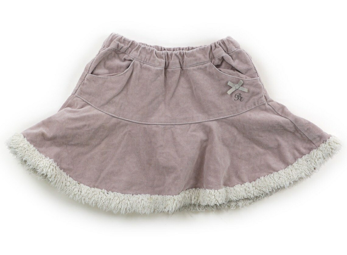 Culottes - べべ BeBe キュロット 110 女の子 グレーパープル、白 子供服 ベビー服 キッズ アウトレット ユーズド 【中古】キッズ・ベビー・マタニティ
