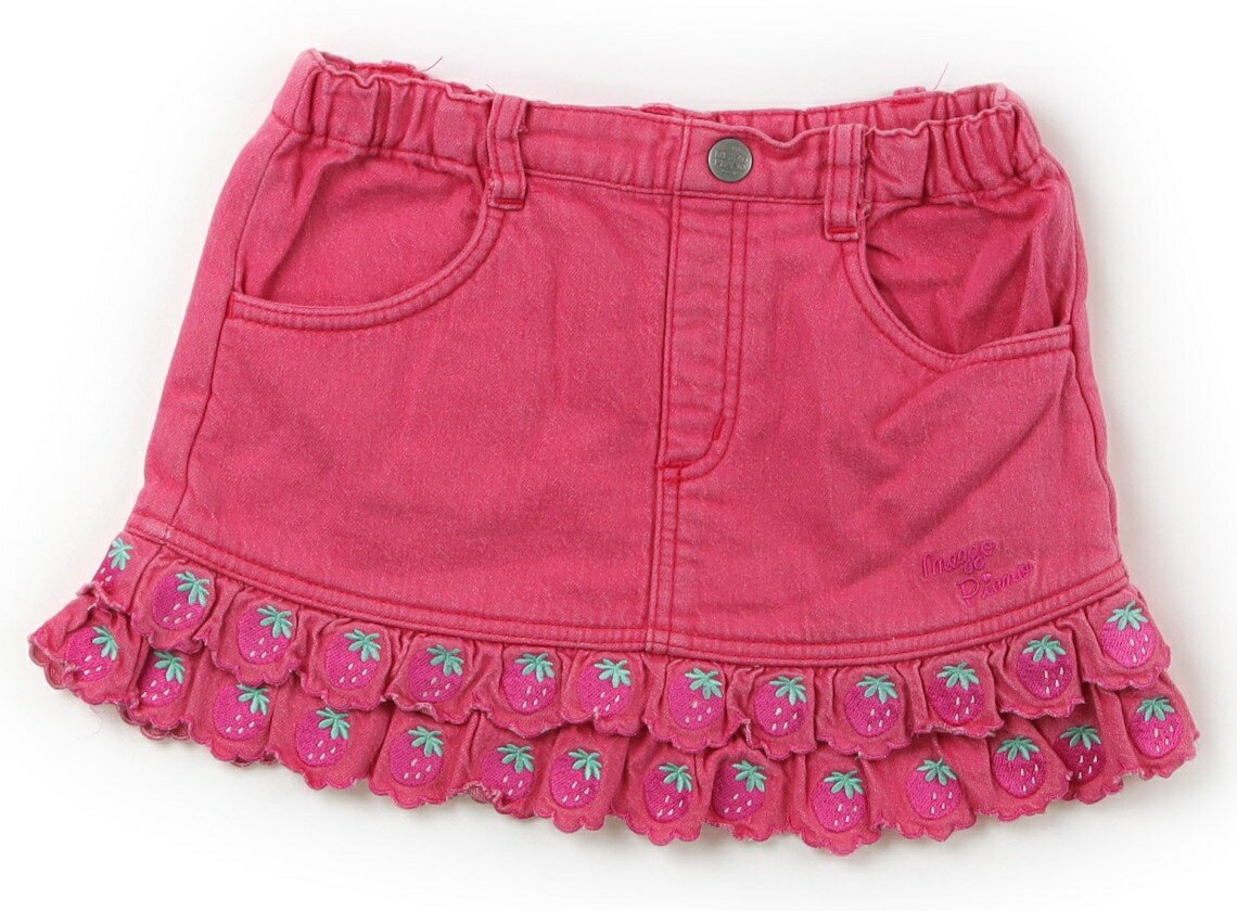 メゾピアノ mezzo piano スカート 90 女の子 ピンク・イチゴ 子供服 ベビー服 キッズ アウトレット ユーズド 【中古】キッズ・ベビー・マタニティ