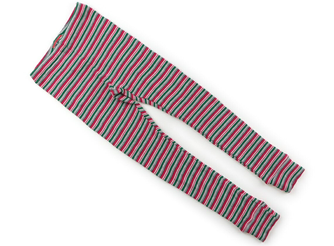 ダディーオーダディー Daddy Oh Daddy レギンス 130 女の子 ピンク緑グレーボーダー 子供服 ベビー服 キッズ アウトレット ユーズド 【中古】キッズ・ベビー・マタニティ