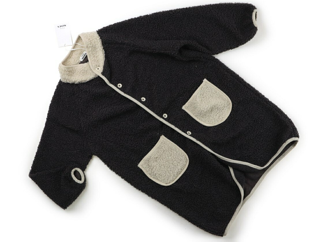 ペアマノン pairmanon ブルゾン・Gジャン 130 男の子 チャコールグレー・アイボリー 子供服 ベビー服 キッズ アウトレット ユーズド 【中古】キッ...