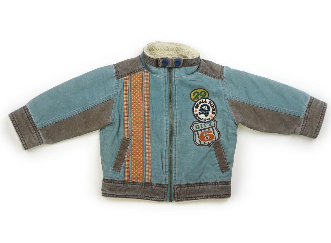 ビッツ bit'z コート・ジャンパー 80 男の子 ライトブルー、こげ茶 子供服 ベビー服 キッズ アウトレット ユーズド 【中古】キッズ・ベビー・マタニティ