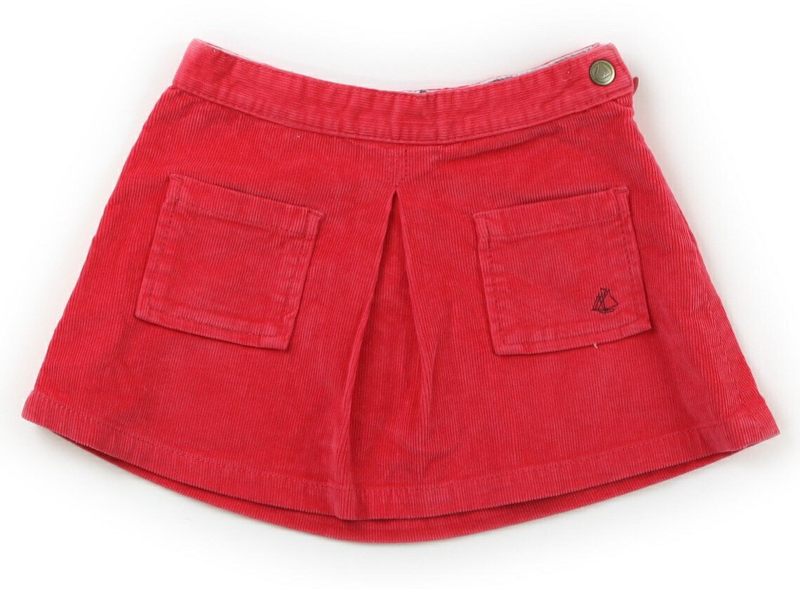 プチバトー PETIT BATEAU スカート 100 女の子 ストロベリーレッド 子供服 ベビー服 キッズ アウトレット ユーズド 【中古】キッズ・ベビー・マタニティ