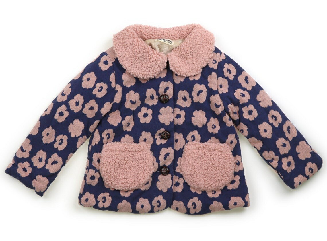 ラブ&ピース&マネー Love&Peace&Money コート・ジャンパー 120 女の子 ネイビー、ピンク、花柄 子供服 ベビー服 キッズ アウトレット ユー...