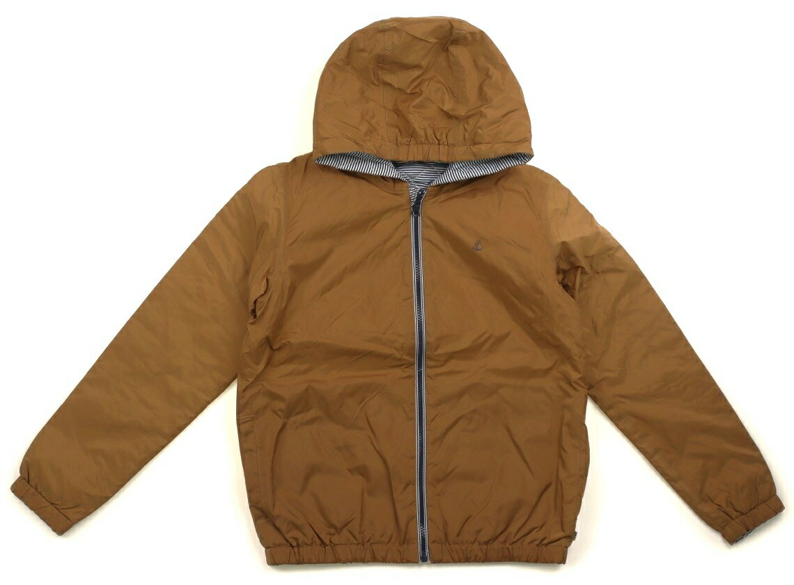 プチバトー PETIT BATEAU コート・ジャンパー 150 男の子 紺ボーダー 子供服 ベビー服 キッズ アウトレット ユーズド 【中古】キッズ・ベビー・マタニティ