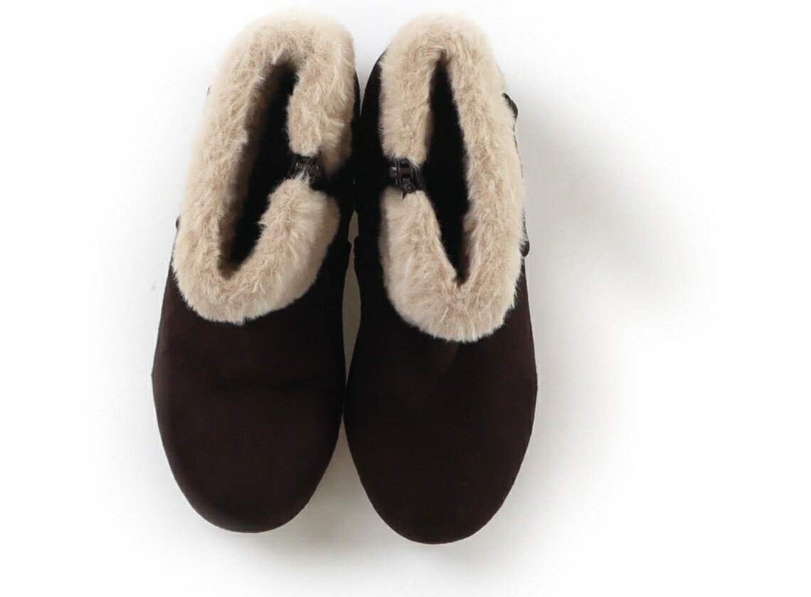 エニィファム anyFAM ブーツ 靴19cm〜 女の子 茶色 子供服 ベビー服 キッズ アウトレット ユーズド 【..