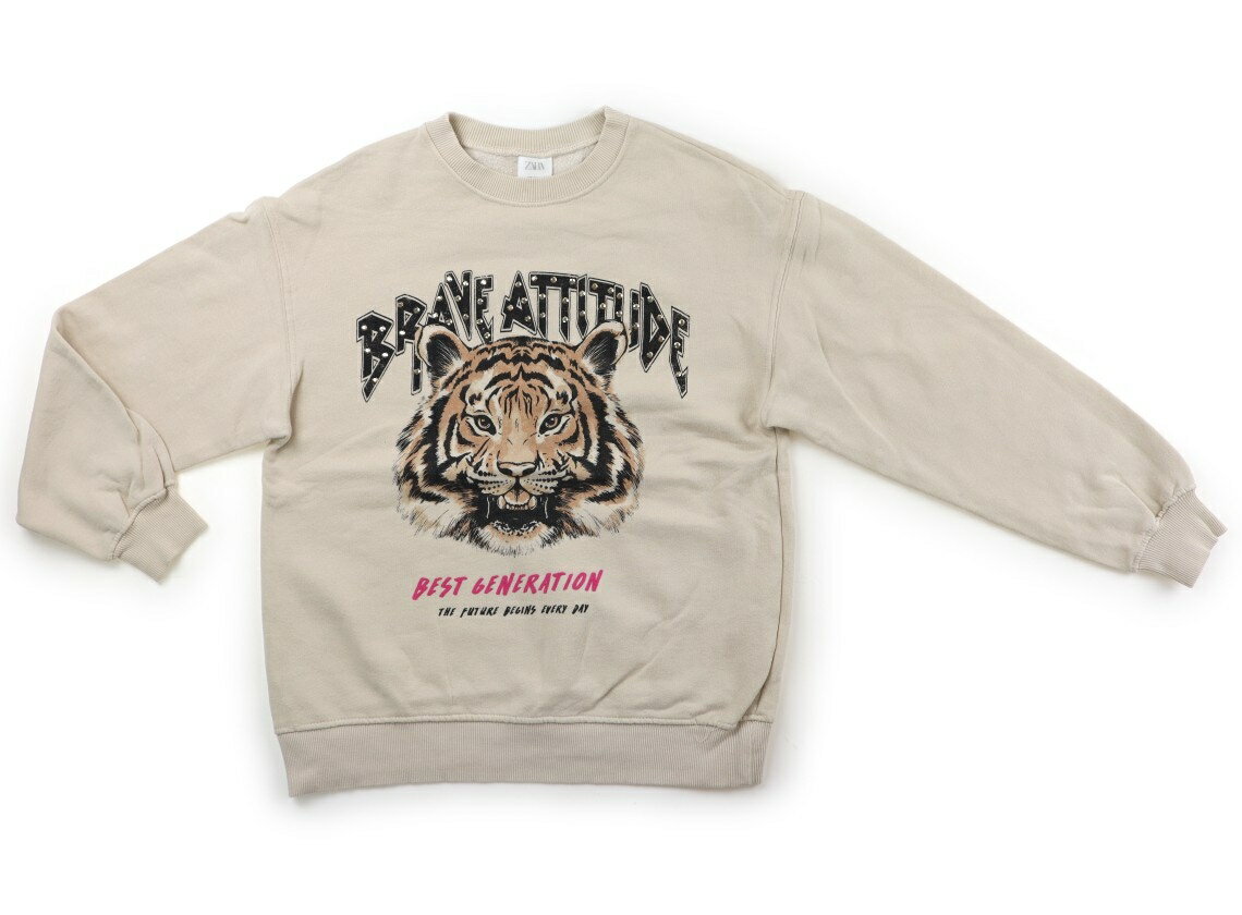 　ブランド 　ZARA(ザラ) 　カテゴリー 　トレーナー・プルオーバー 　サイズ 　160サイズ 　色 　ベージュ　アニマル柄 　状態 　★★★ 　記名 　なし 　ジャンル 　Girl 164cm。裏起毛。袖口に3cm程の糸ほつれがありますが、本体側綺麗です。 ＊【状態】【サイズ】に関しての詳しい説明はこちら