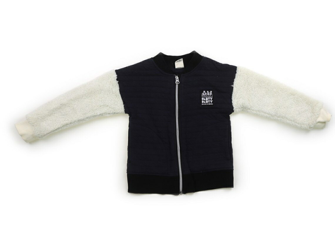 パーティパーティ Party Party ブルゾン・Gジャン 110 男の子 ネイビー・オフホワイト 子供服 ベビー服 キッズ アウトレット ユーズド 【中古】...