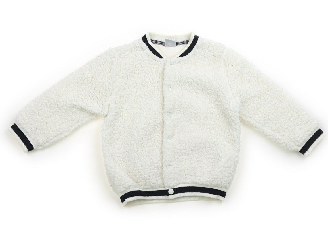 プチバトー PETIT BATEAU カーディガン 80 男の子 オフホワイト 子供服 ベビー服 キッズ アウトレット ユーズド 【中古】キッズ・ベビー・マタニティ