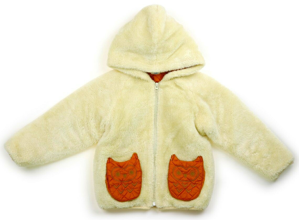 ビッツ bit'z コート・ジャンパー 120 男の子 アイボリー、オレンジ、フクロウ 子供服 ベビー服 キッズ アウトレット ユーズド 【中古】キッズ・ベビー...