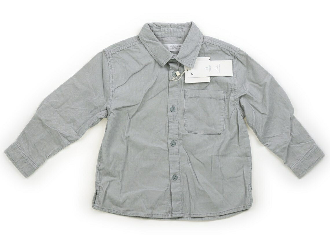 ザラ ZARA シャツ・ブラウス 90 男の子 くすみライトグレー 子供服 ベビー服 キッズ アウトレット ユーズド 【中古】キッズ・ベビー・マタニティ