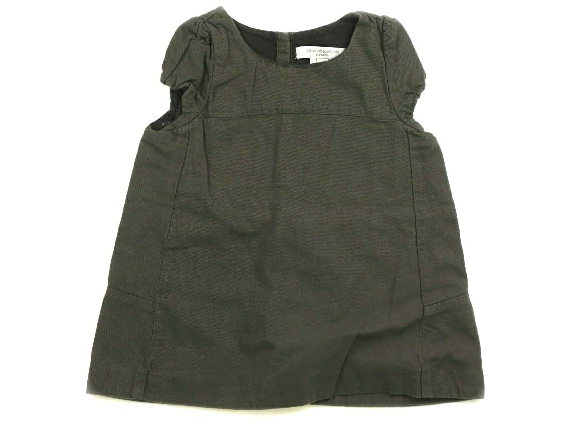 キャラメルベビー＆チャイルド Caramel Baby & Child チュニック 70 女の子 カーキ 子供服 ベビー服 キッズ アウトレット ユーズド 【中古】キッズ・ベビー・マタニティ