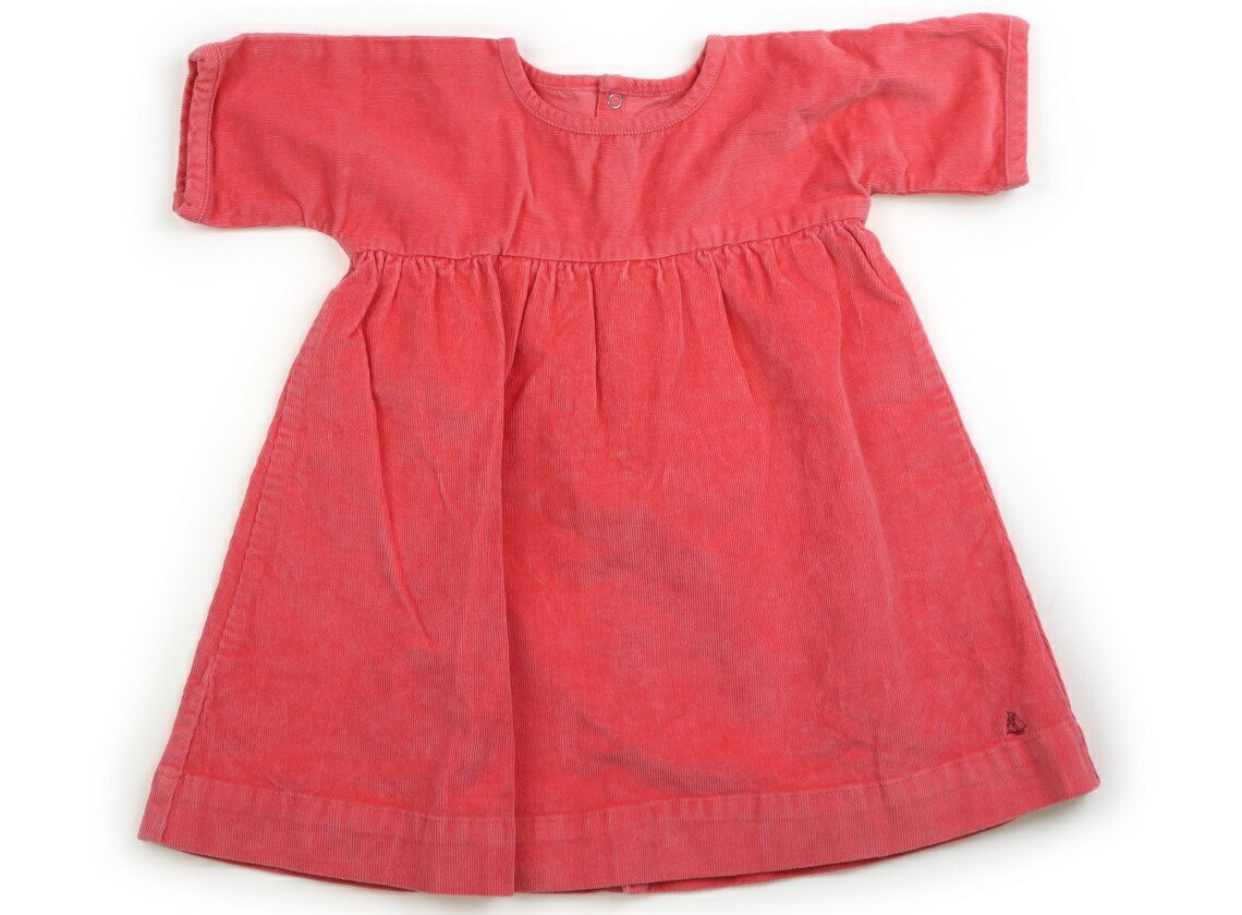 プチバトー PETIT BATEAU ワンピース 80 女の子 ピンク 子供服 ベビー服 キッズ アウトレット ユーズド 【中古】キッズ・ベビー・マタニティ