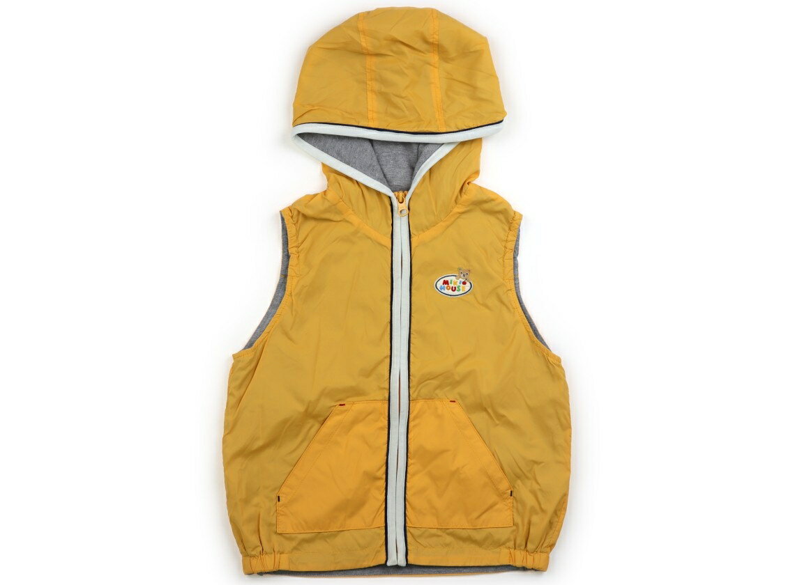 Nylon - ミキハウス miki HOUSE ベスト 110 男の子 やまぶき色 子供服 ベビー服 キッズ アウトレット ユーズド 【中古】キッズ・ベビー・マタニティ