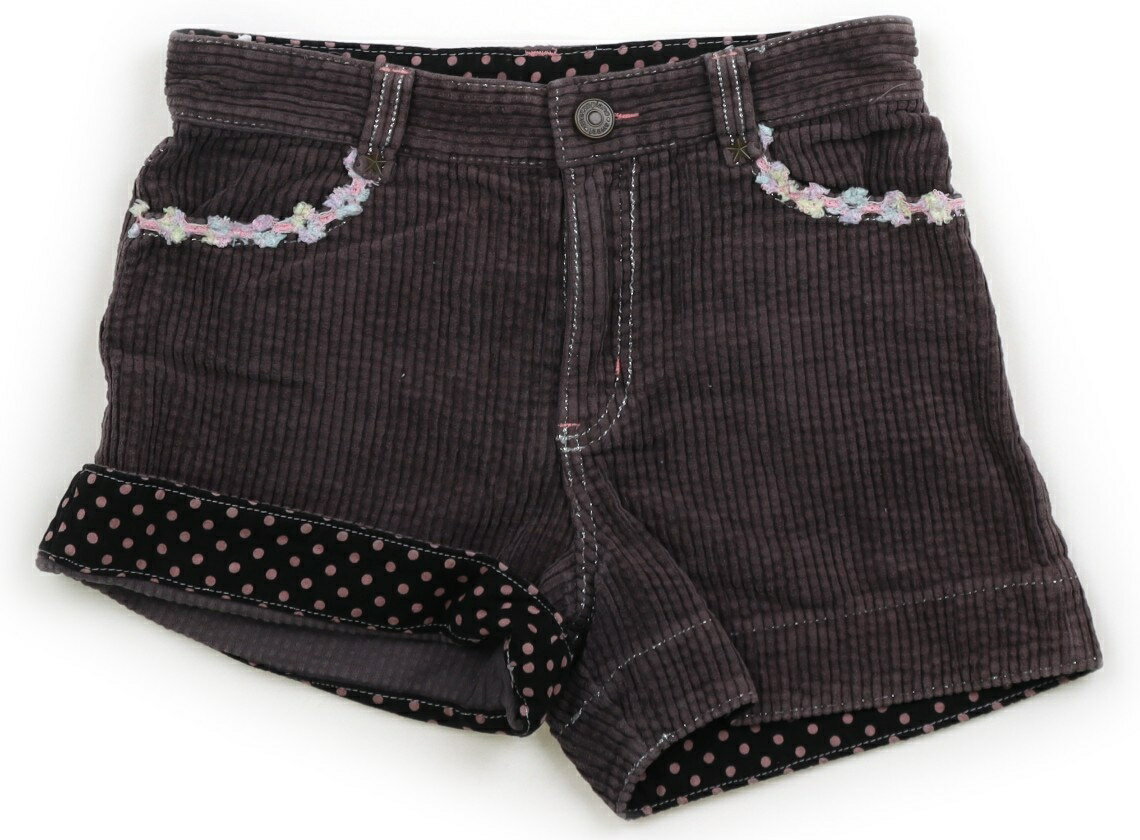 メゾピアノ mezzo piano ショートパンツ 140 男の子 チャコール・ドット 子供服 ベビー服 キッズ アウトレット ユーズド 【中古】キッズ・ベビー・マタニティ(4.0)