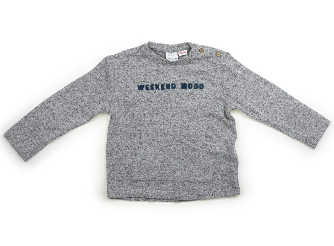 ザラ ZARA Tシャツ・カットソー 95 男の子 グレーミックス 子供服 ベビー服 キッズ アウトレット ユーズド 【中古】キッズ・ベビー・マタニティ