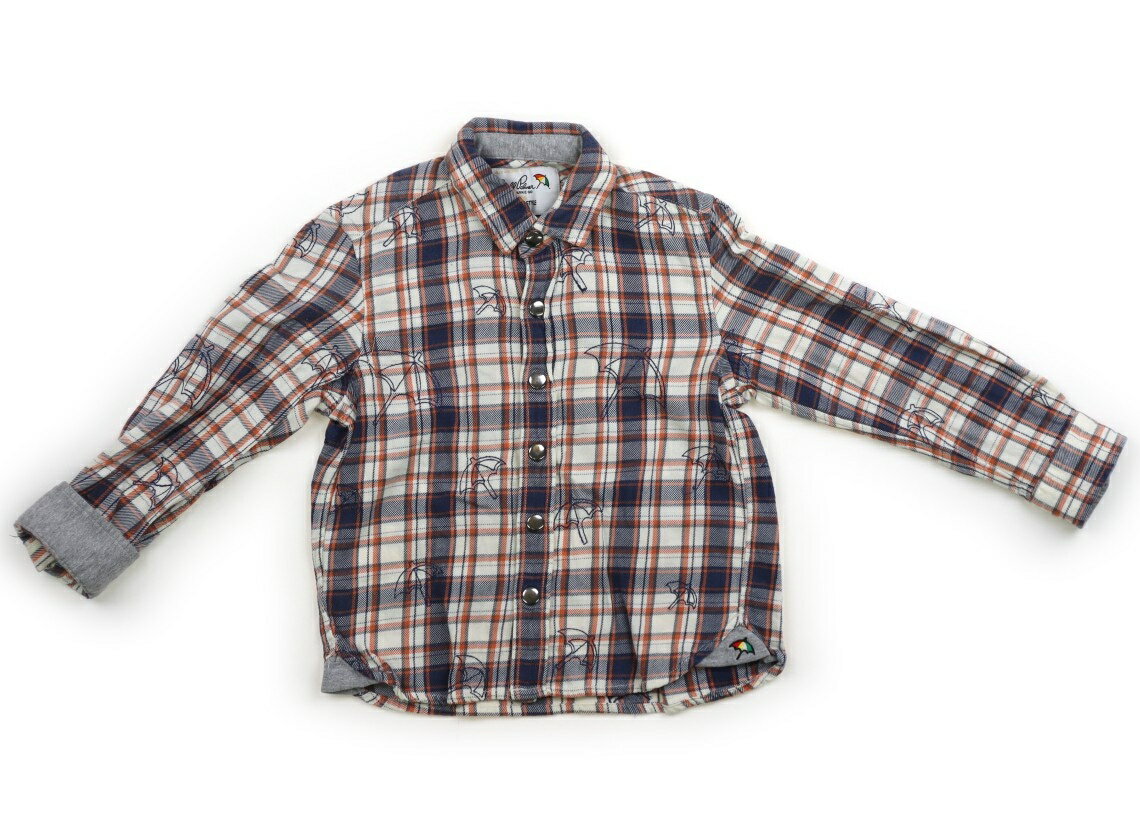 アーノルドパーマー Arnold Palmer シャツ・ブラウス 100 男の子 ネイビー・オレンジ 子供服 ベビー服 キッズ アウトレット ユーズド 【中古】キッズ・ベビー・マタニティ