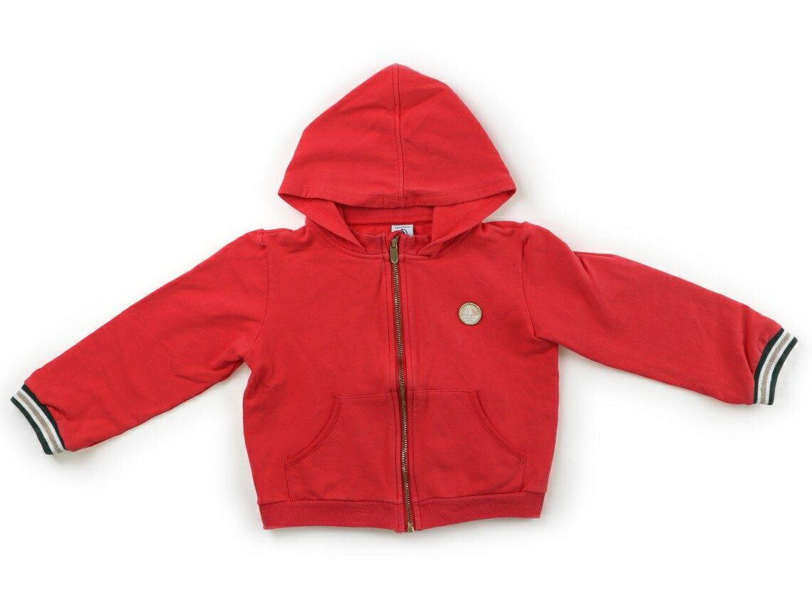 プチバトー PETIT BATEAU パーカー 110 女の子 ショッキングピンク 子供服 ベビー服 キッズ アウトレット ユーズド 【中古】キッズ・ベビー・マタニティ