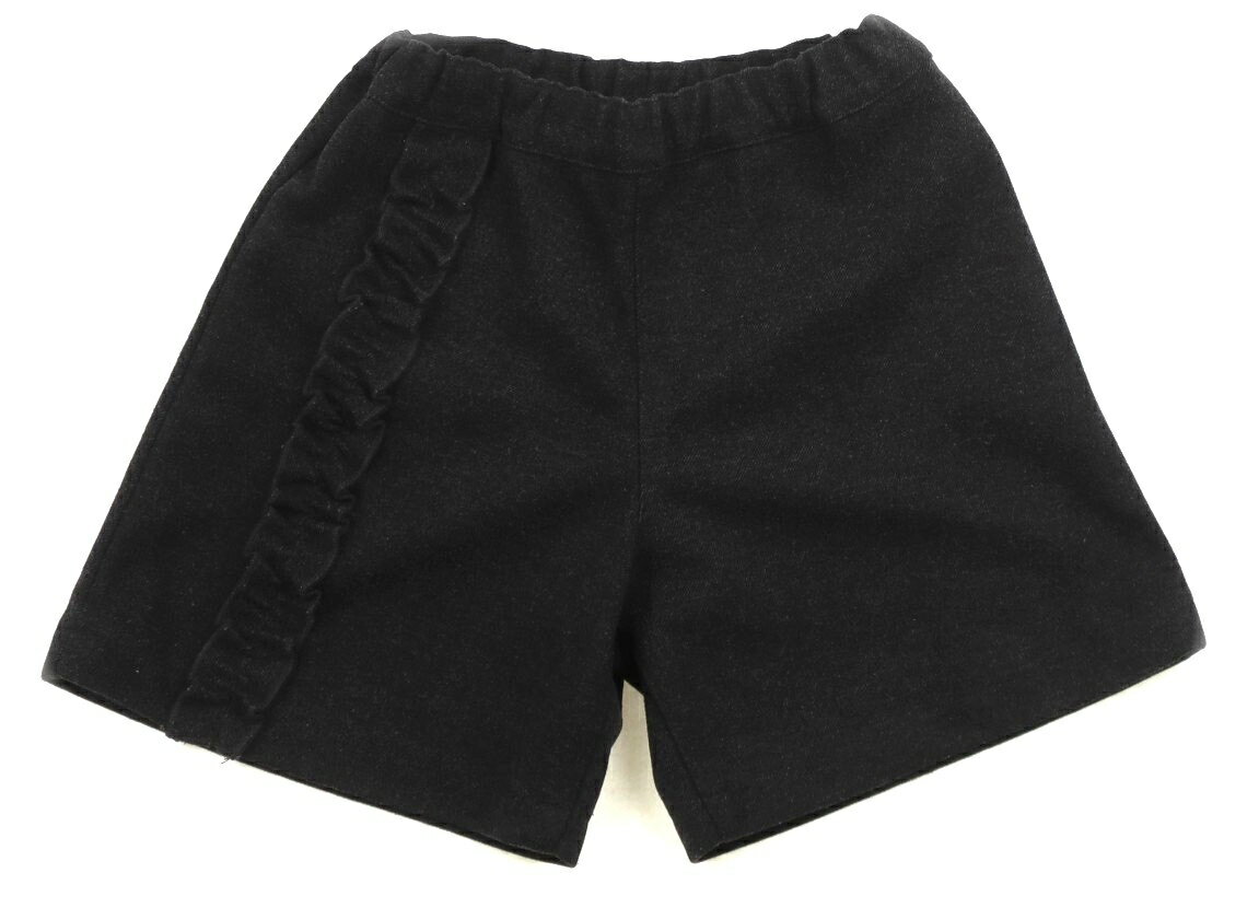 ハッカ HAKKA ショートパンツ 110 女の子 ダークグレー 子供服 ベビー服 キッズ アウトレット ユーズド 【中古】キッズ・ベビー・マタニティ(4.0)