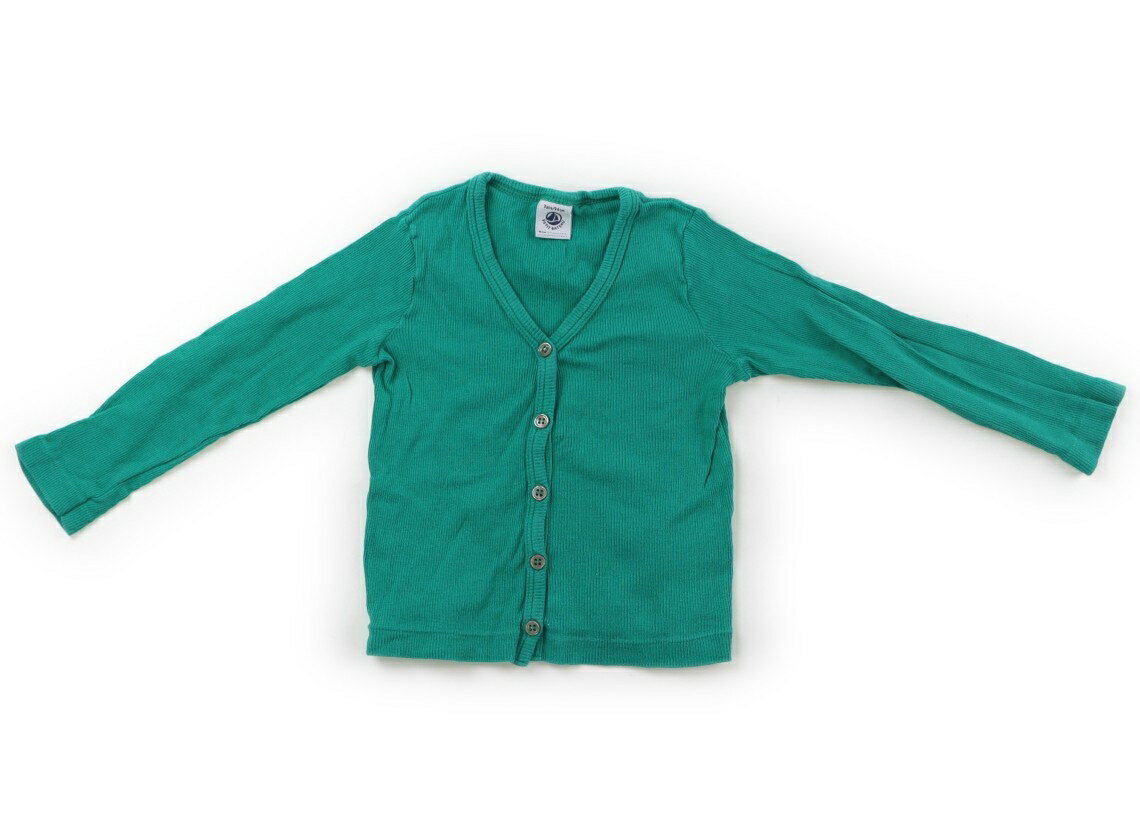 プチバトー PETIT BATEAU カーディガン 90 女の子 緑 子供服 ベビー服 キッズ アウトレット ユーズド 【中古】キッズ・ベビー・マタニティ