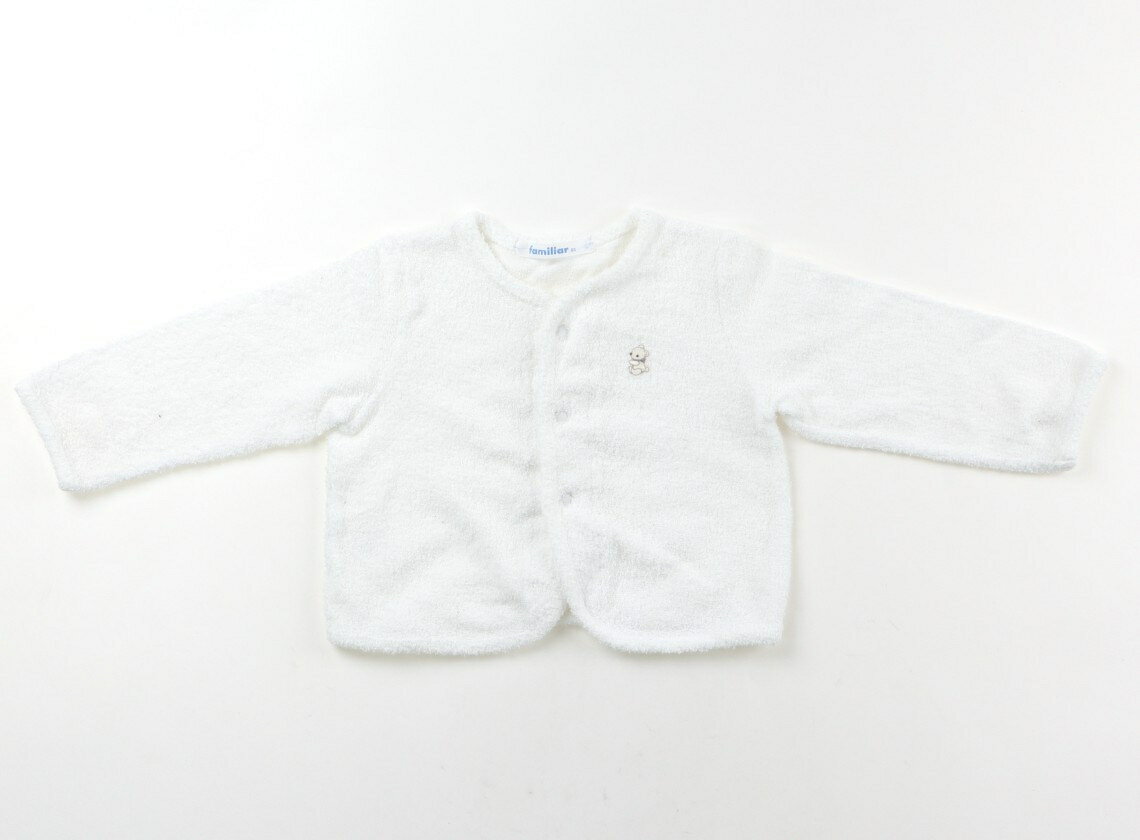 ファミリア familiar カーディガン 80 女の子 白 子供服 ベビー服 キッズ アウトレット ユーズド 【中古】キッズ・ベビー・マタニティ