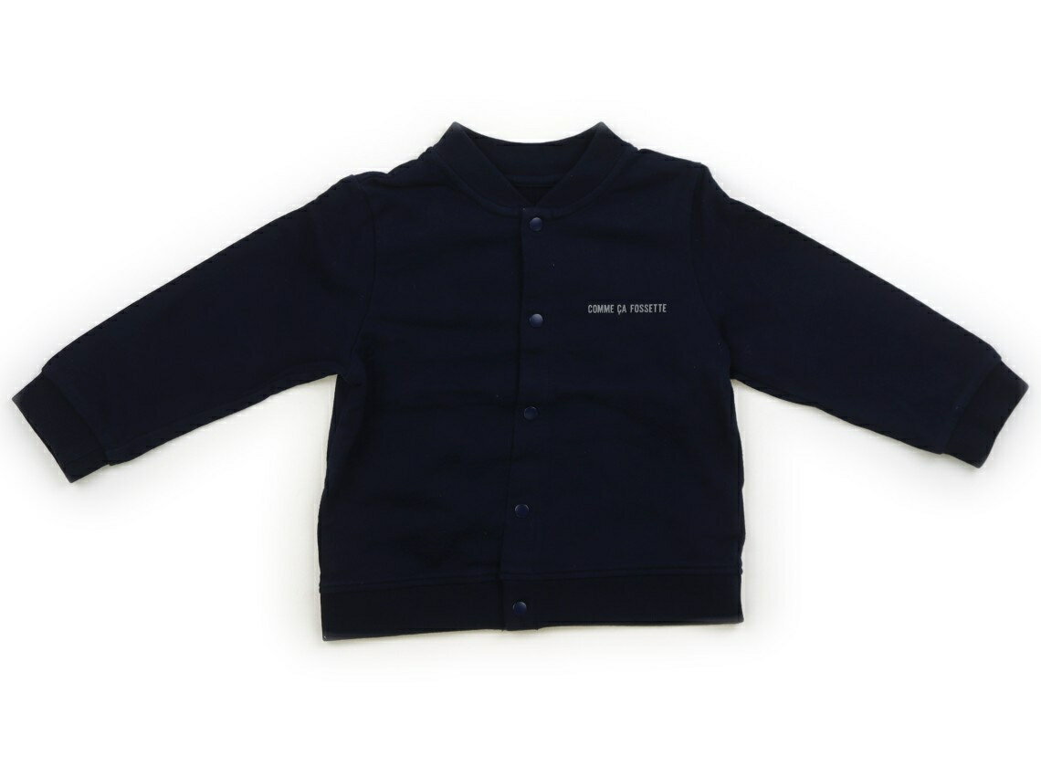 コムサフォセット COMME CA FOSSETTE カーディガン 90 男の子 ネイビー 子供服 ベビー服 キッズ アウトレット ユーズド 【中古】キッズ・ベビー・マタニティ