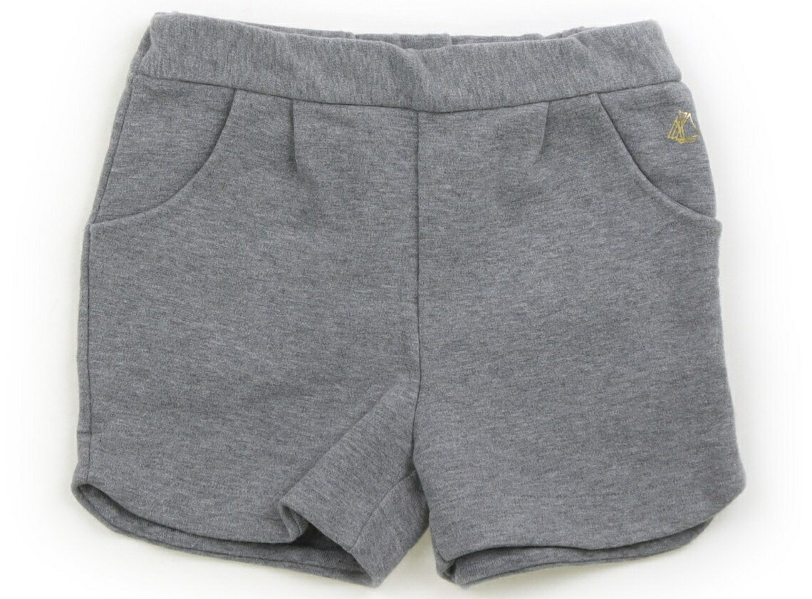 プチバトー PETIT BATEAU ショートパンツ 100 女の子 ライトグレー 子供服 ベビー服 キッズ アウトレット ユーズド 【中古】キッズ・ベビー・マタニティ