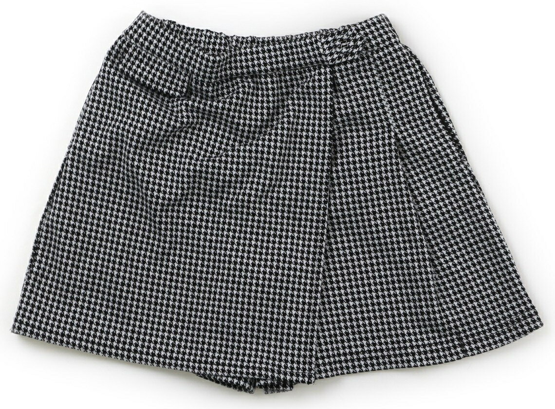 ビームス BEAMS スカート 120 女の子 黒白千鳥格子柄 子供服 ベビー服 キッズ アウトレット ユーズド 【中古】キッズ・ベビー・マタニティ