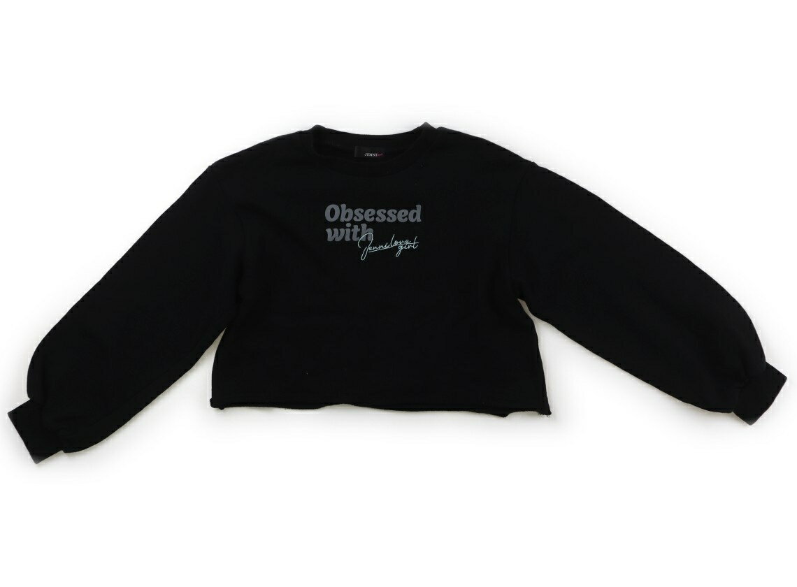 　ブランド 　JENNI(ジェニィ) 　カテゴリー 　トレーナー・プルオーバー 　サイズ 　140サイズ 　色 　黒 　状態 　★★★ 　記名 　なし 　ジャンル 　Girl クロップド丈。実寸はサイドネックポイントからの総丈約36cm。白の細かい毛羽付着と裾にヨレが見受けられます。 ＊【状態】【サイズ】に関しての詳しい説明はこちら