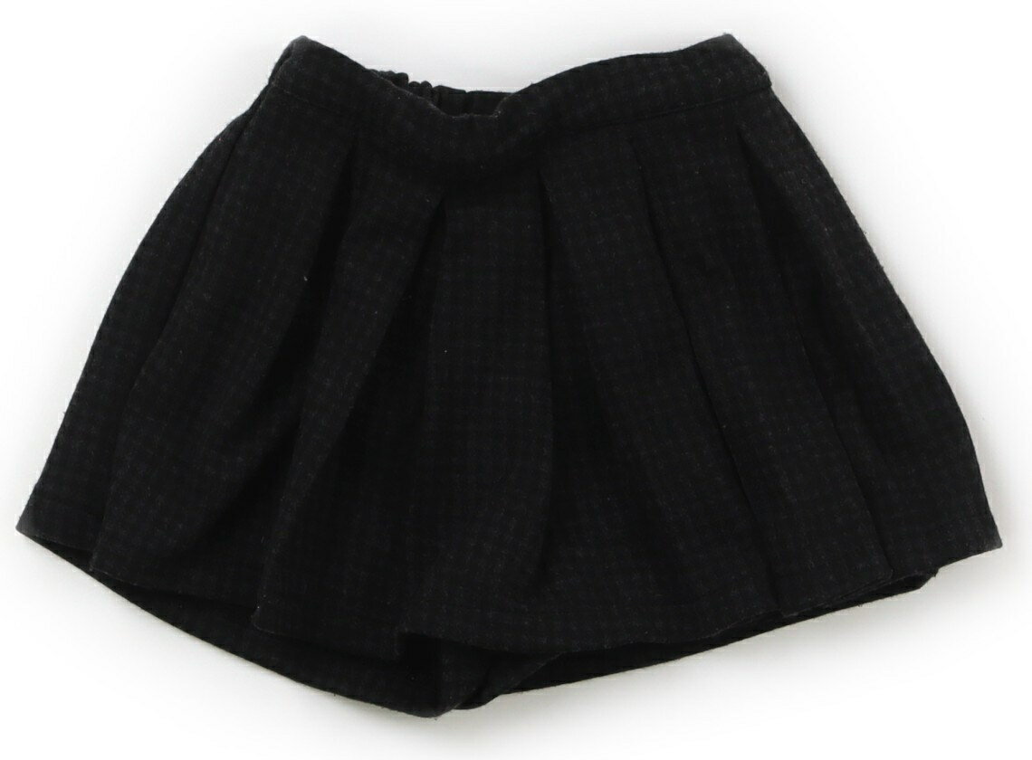 ザラ ZARA キュロット 90 女の子 グレー系チェック 子供服 ベビー服 キッズ アウトレット ユーズド 【..