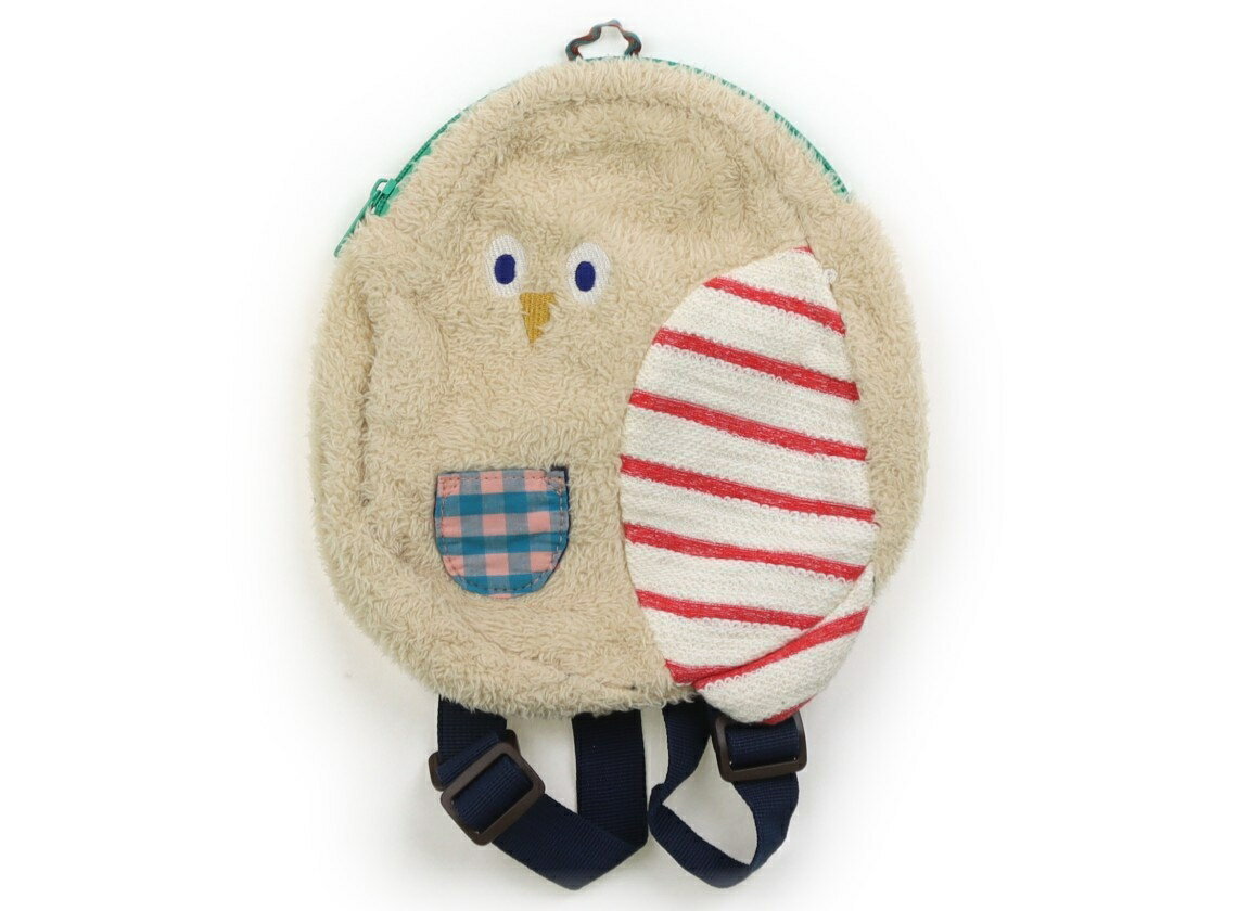 　ブランド 　babyCheer(ベイビーチアー) 　カテゴリー 　リュックサック 　サイズ 　キッズ用品 　色 　鳥、アイボリー、グリーン 　状態 　★★★ 　記名 　なし 　ジャンル 　Girl 約20.5×19×7cm。ボア生地。全体...